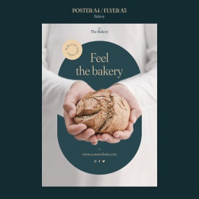 面包店宣传海报设计